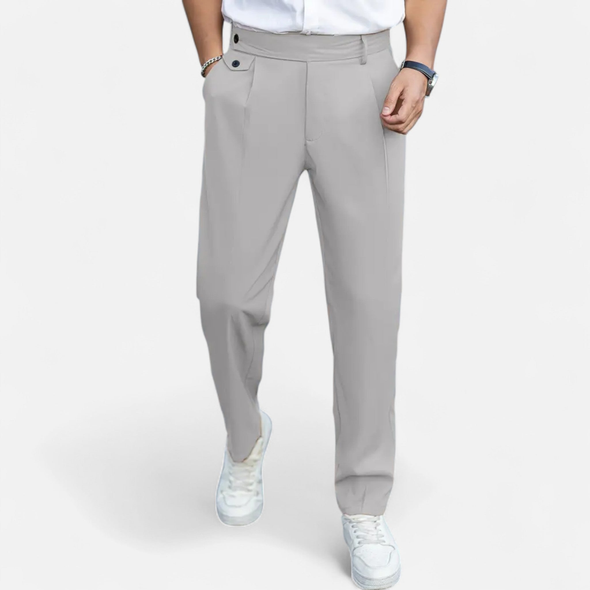 Avérron | Men’s Oxford Loose Fit Dress Trousers