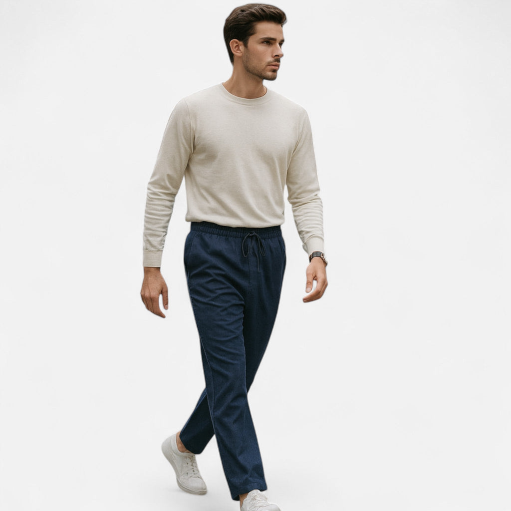 Avérron | Men’s Portofino Relaxed Linen Trousers