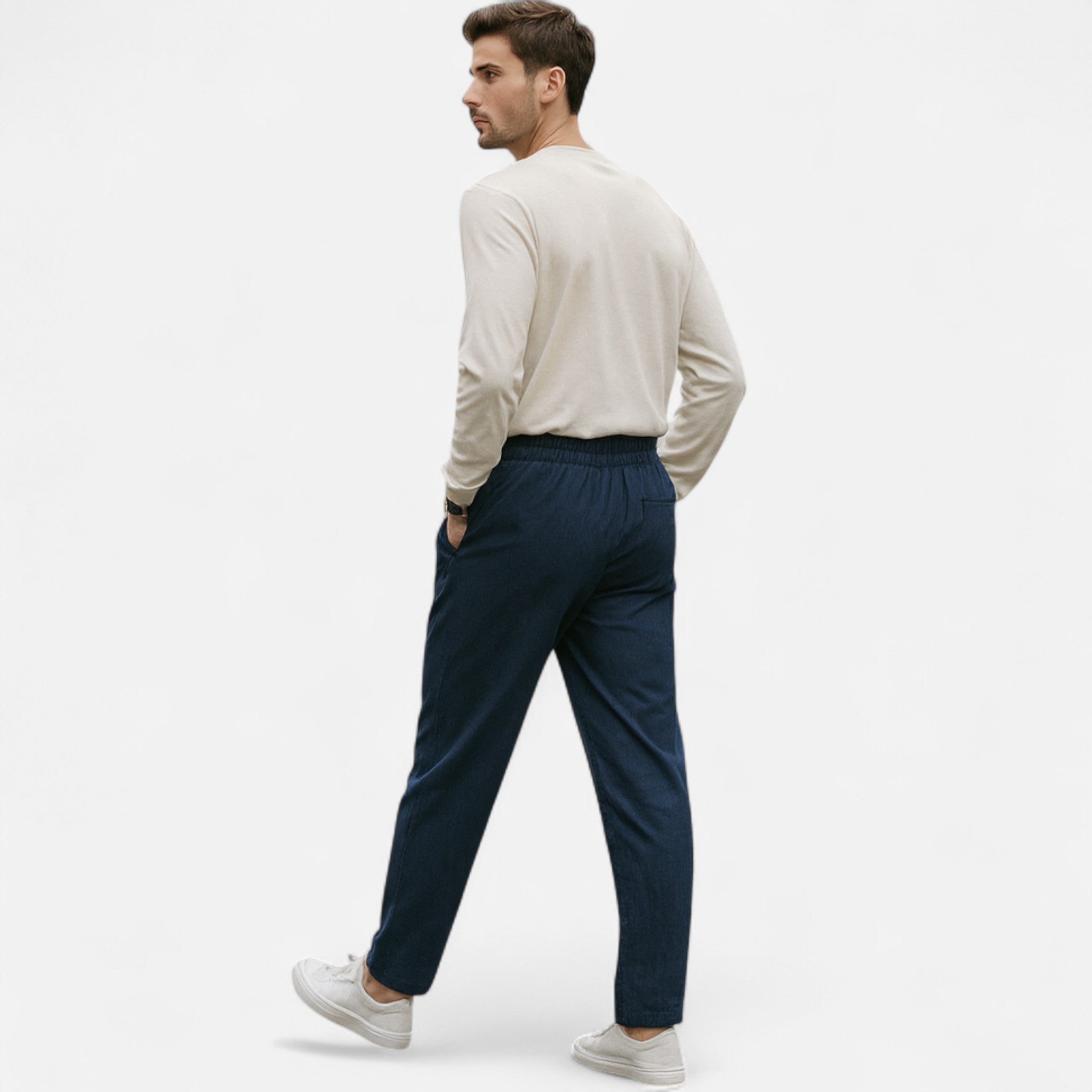 Avérron | Men’s Portofino Relaxed Linen Trousers