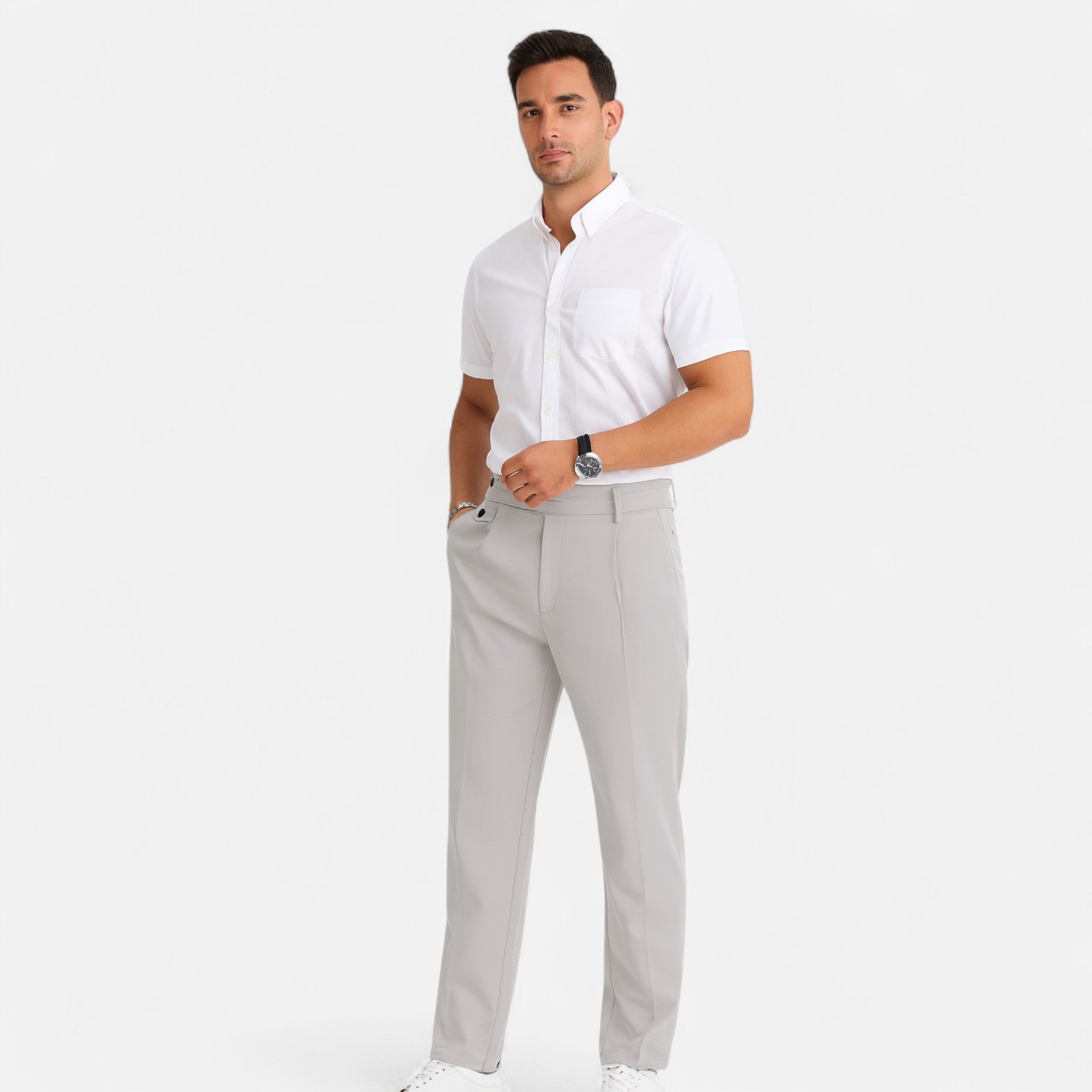 Avérron | Men’s Oxford Loose Fit Dress Trousers
