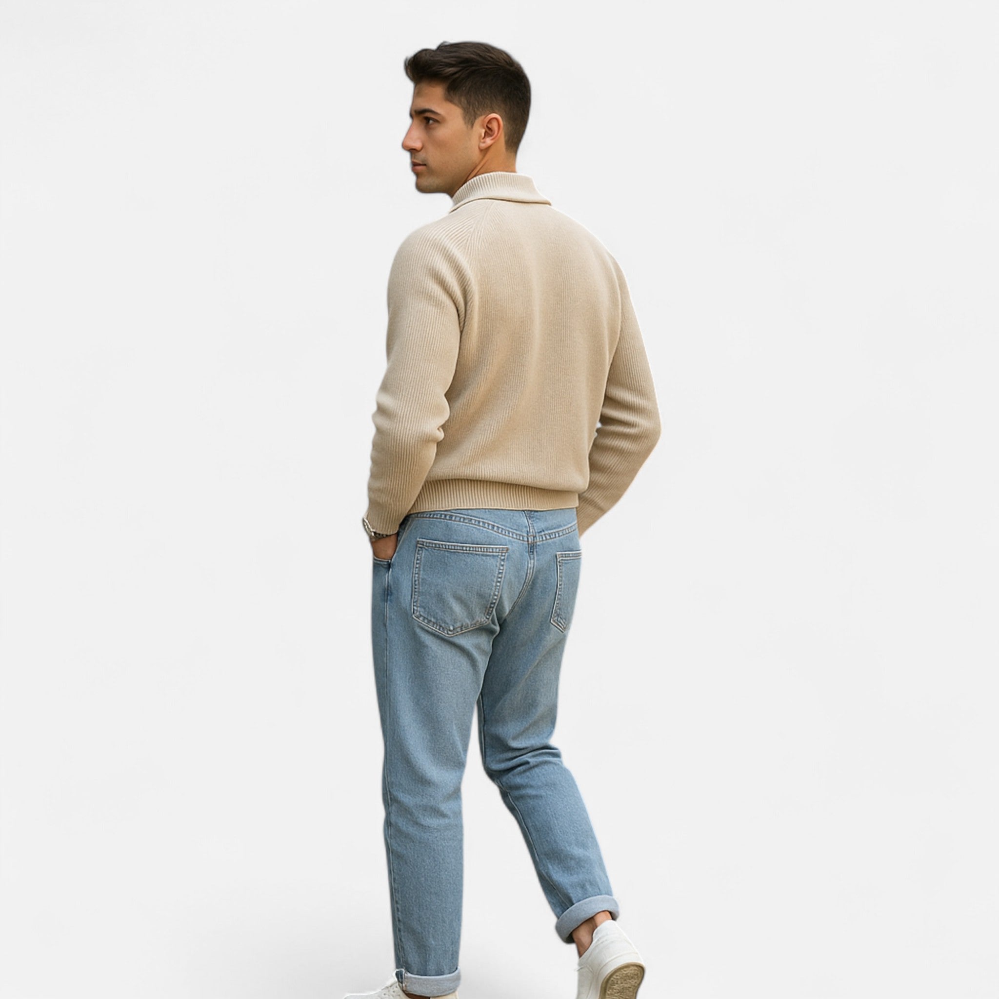 Avérron | Men’s Classic Collar Raglan Knit Sweater