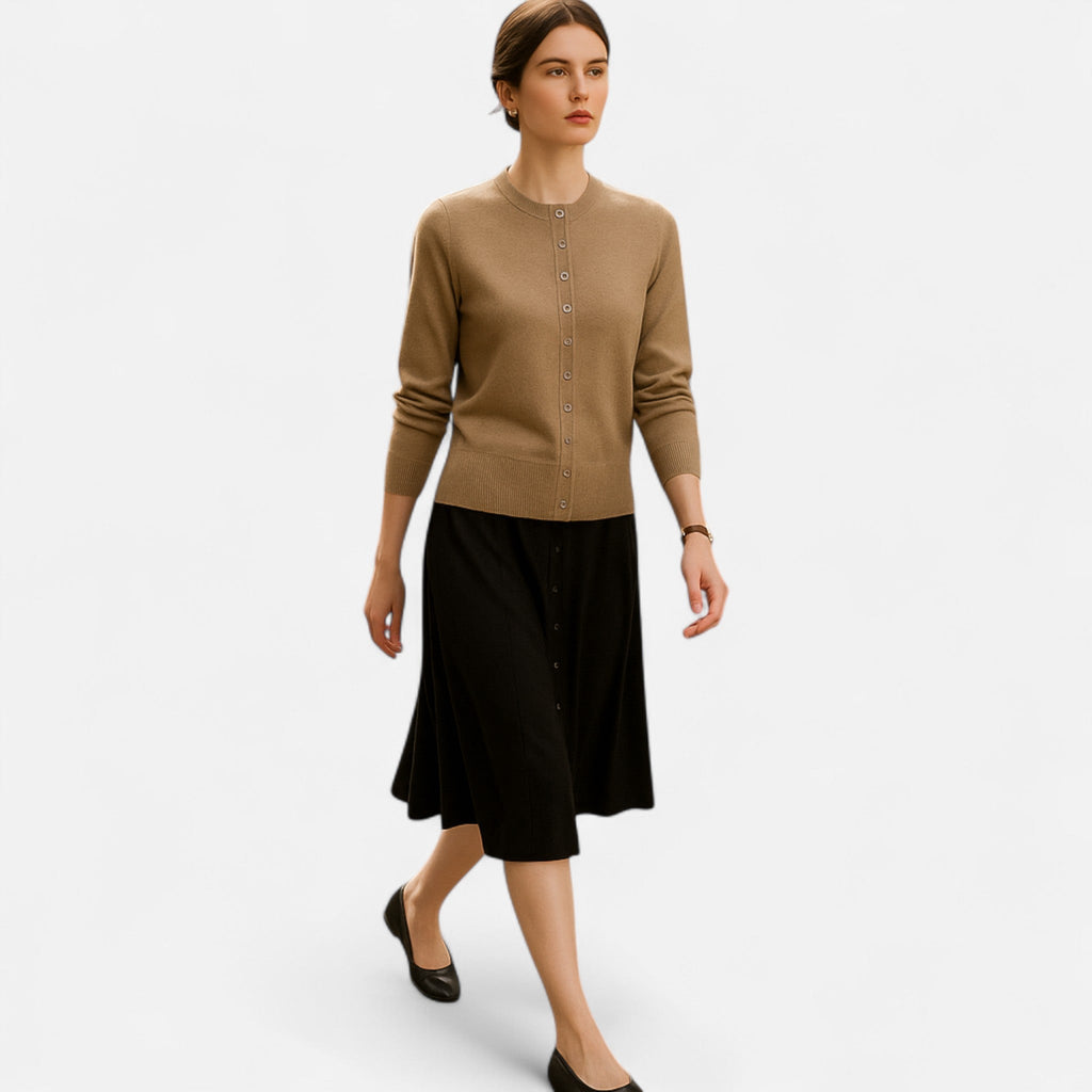 Avérron | Women’s Elegant Knit Button-Front Cardigan