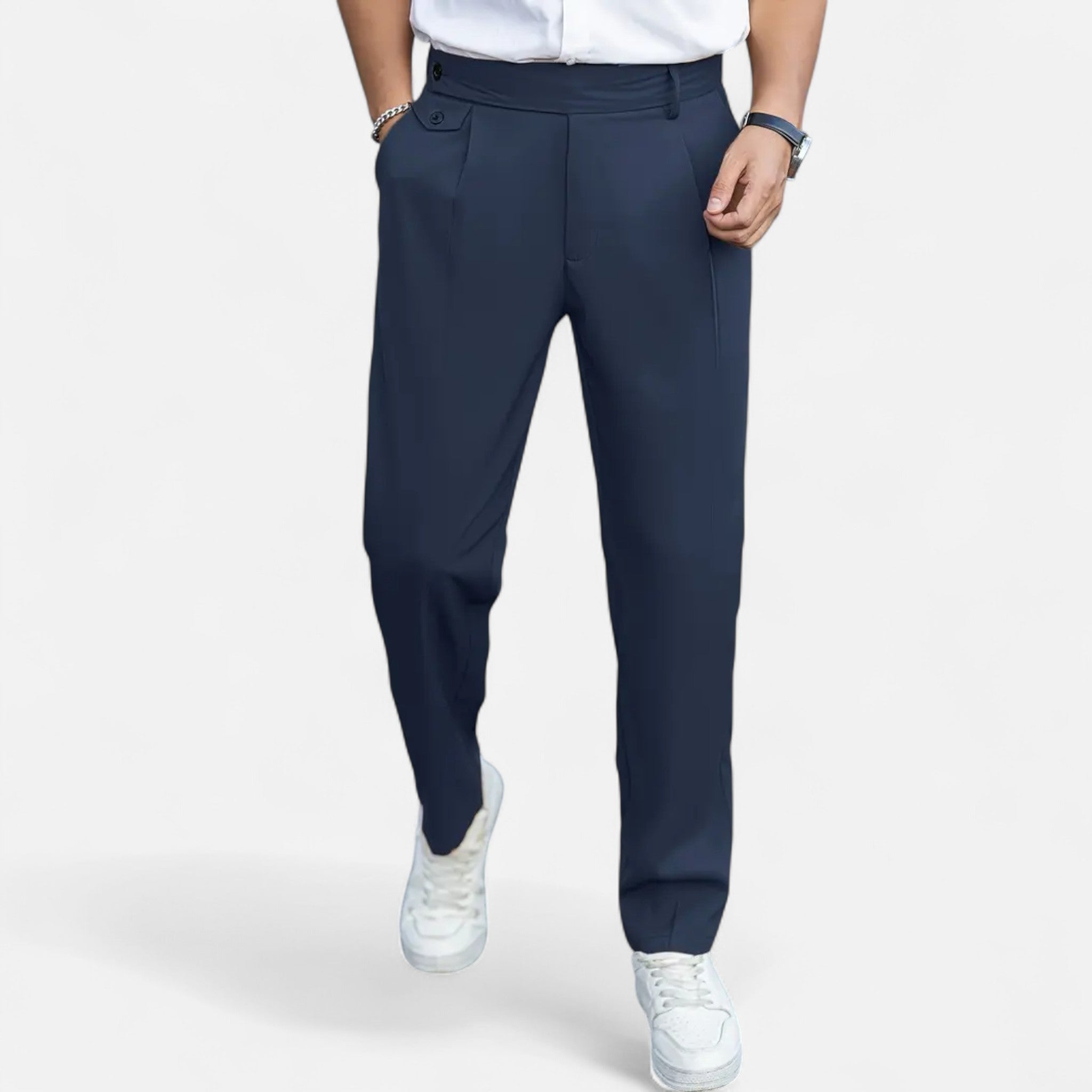 Avérron | Men’s Oxford Loose Fit Dress Trousers