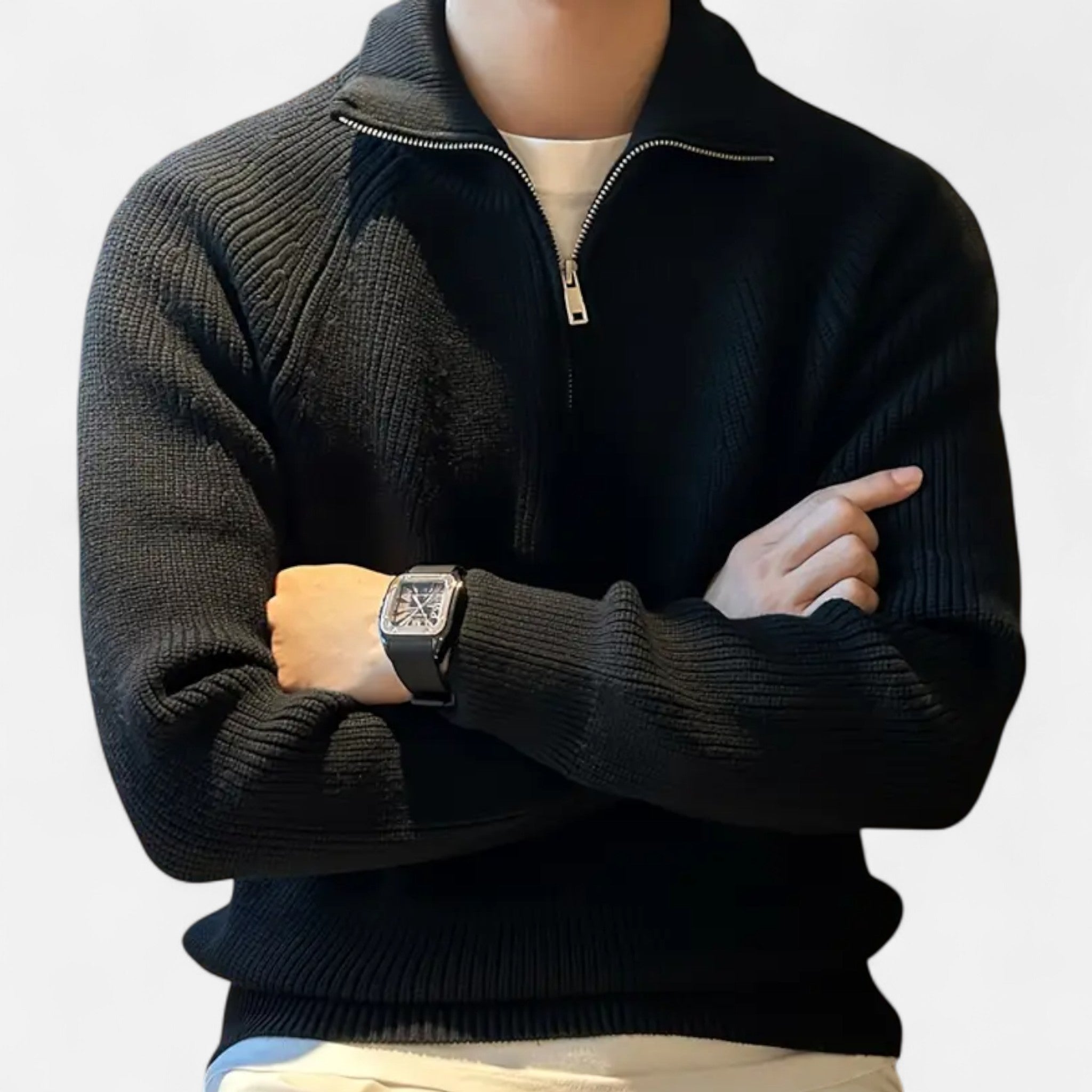 Avérron | Men’s Classic Collar Raglan Knit Sweater