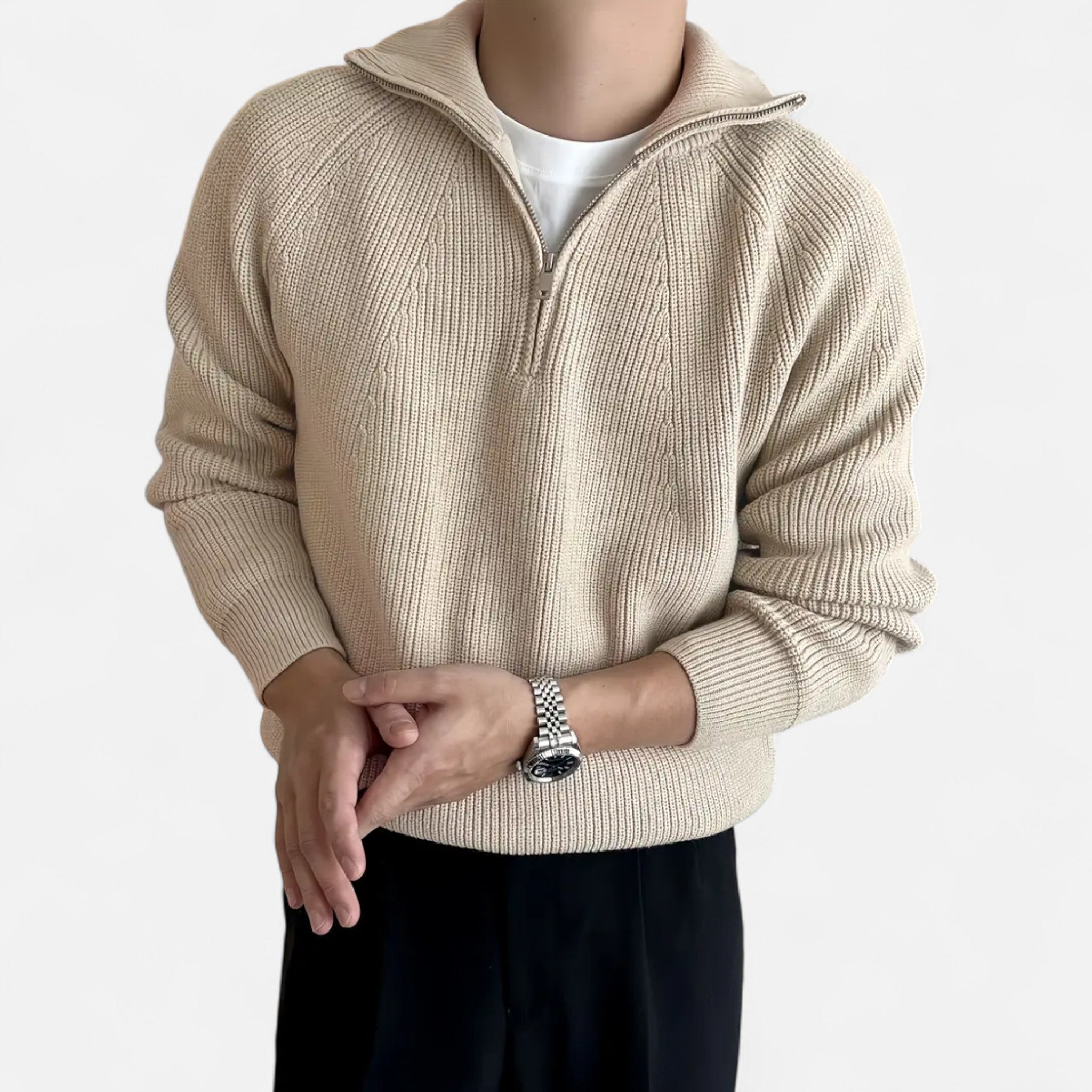 Avérron | Men’s Classic Collar Raglan Knit Sweater