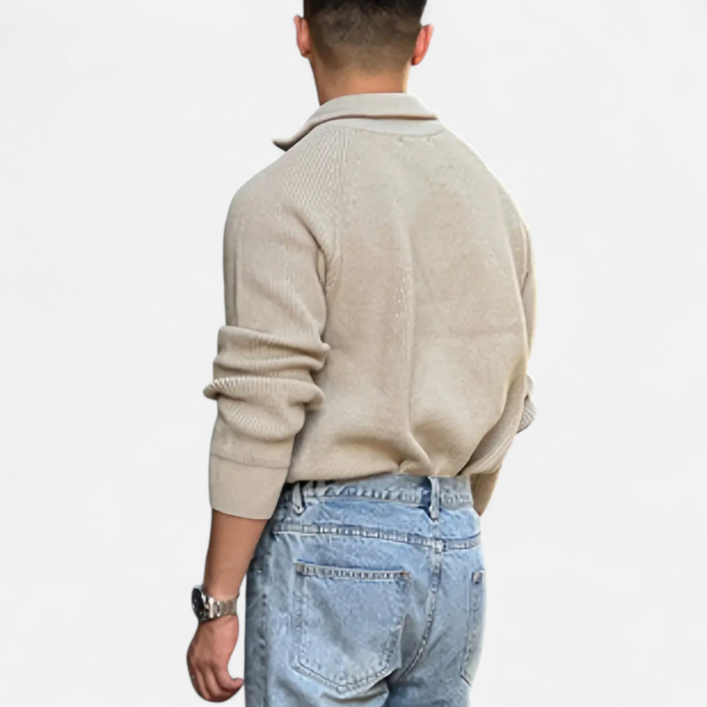 Avérron | Men’s Classic Collar Raglan Knit Sweater