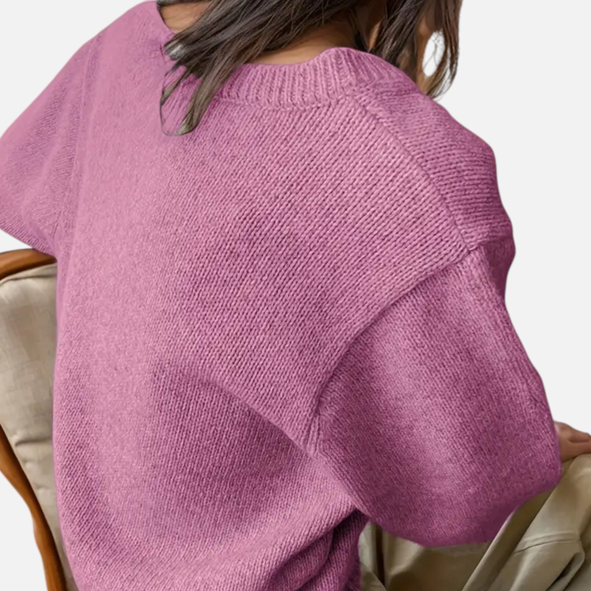 Avérron | Women’s V-Neck Rib-Knit Short-Sleeve Sweater