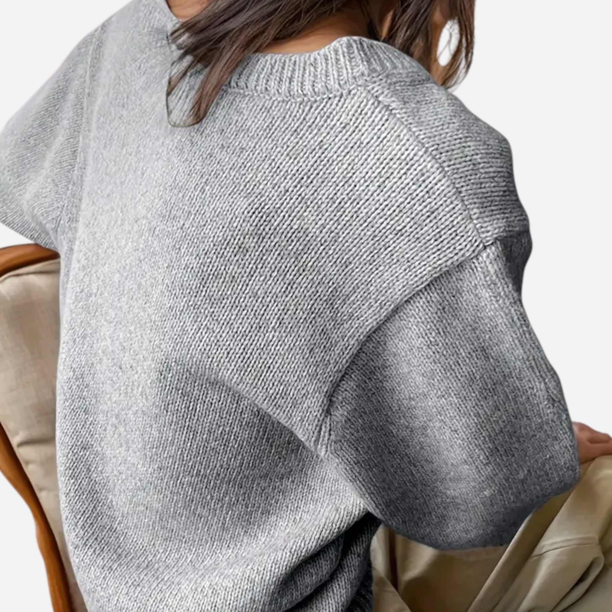 Avérron | Women’s V-Neck Rib-Knit Short-Sleeve Sweater