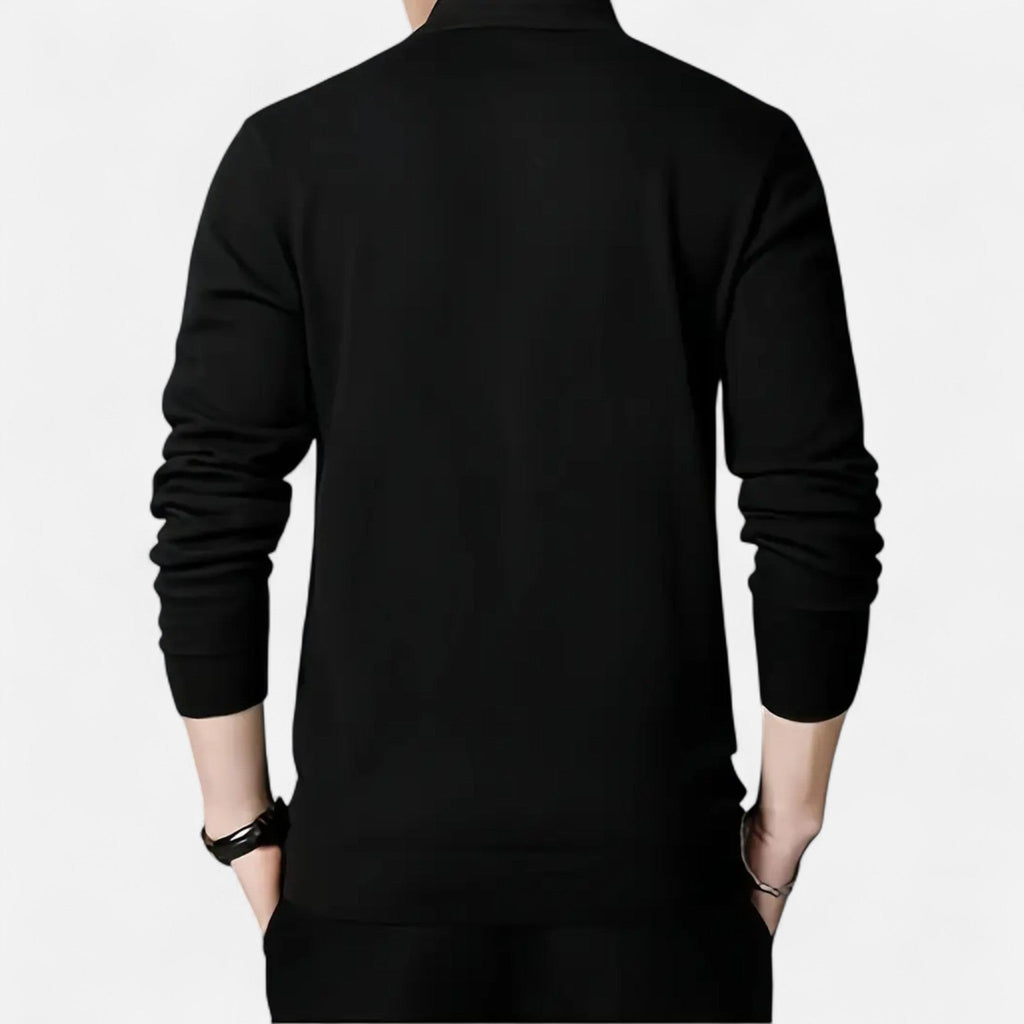 Avérron | Men’s Slim-Fit Knit Button-Collar Sweater