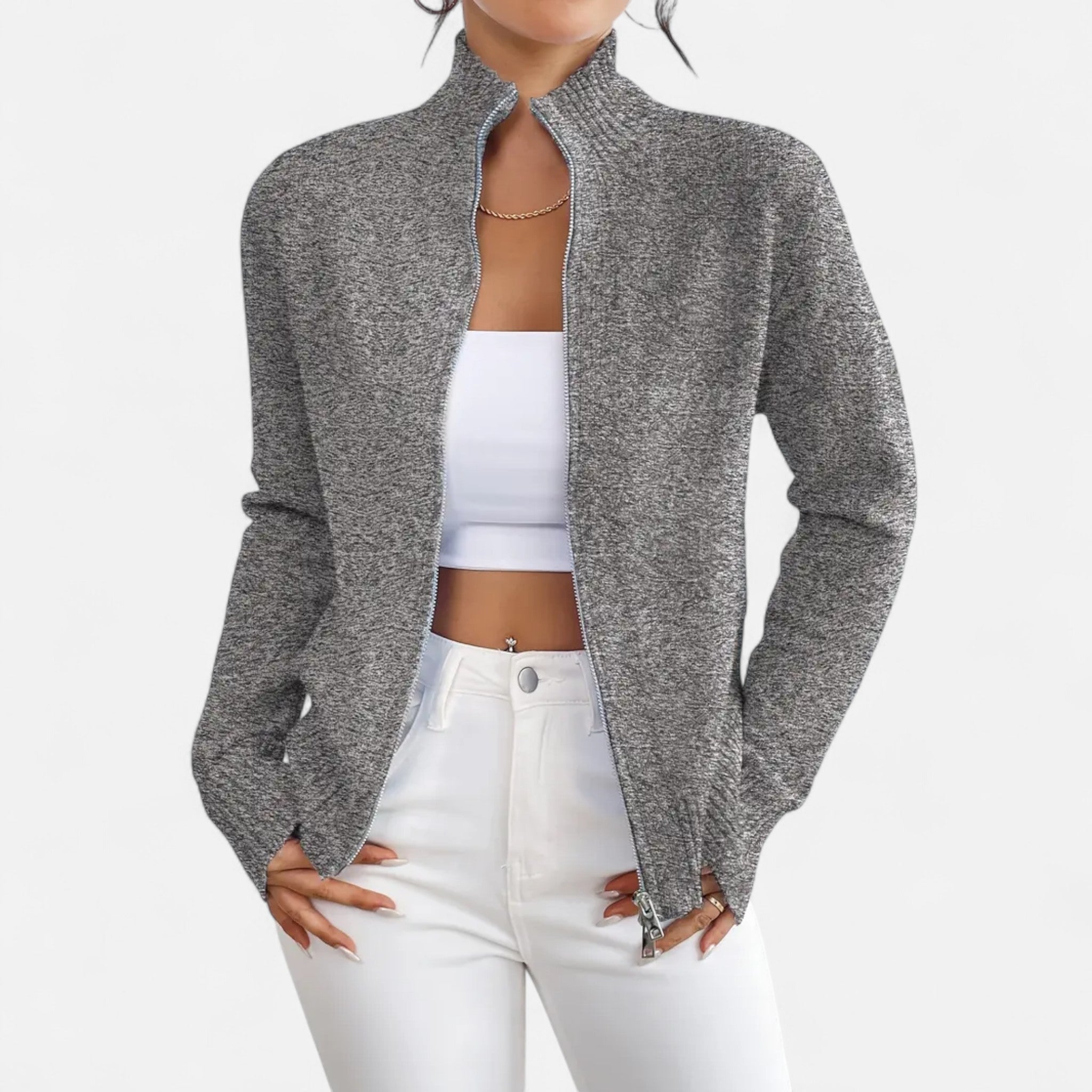 Avérron | Women’s Dual-Zip Colour-Block Sweater