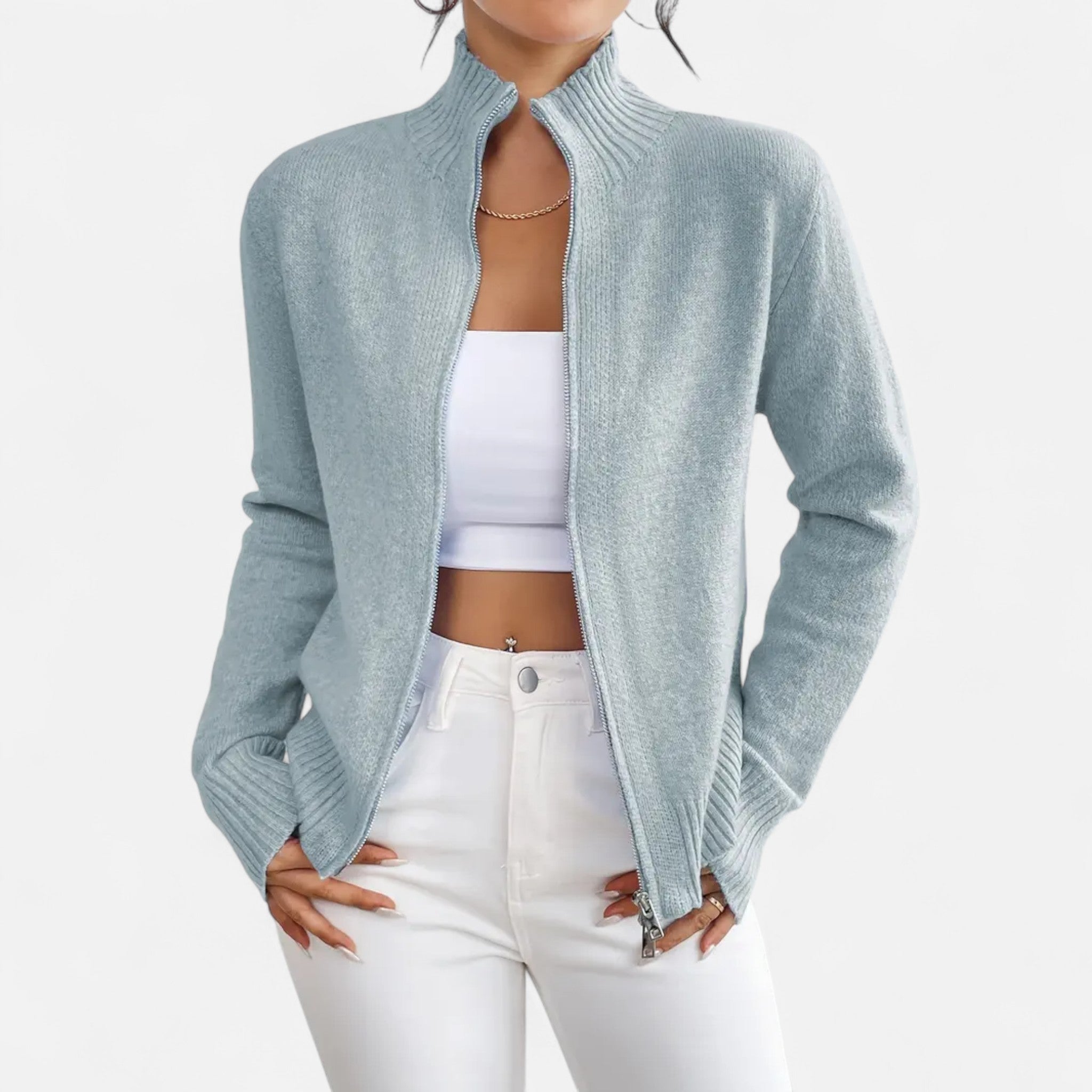 Avérron | Women’s Dual-Zip Colour-Block Sweater