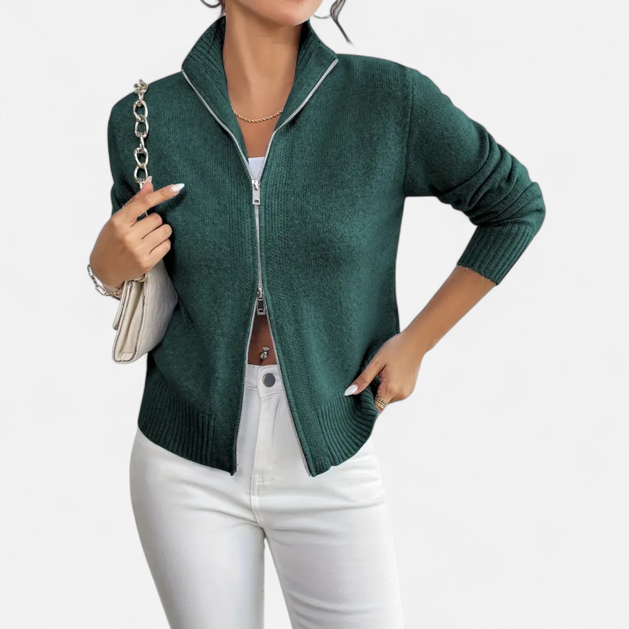 Avérron | Women’s Dual-Zip Colour-Block Sweater