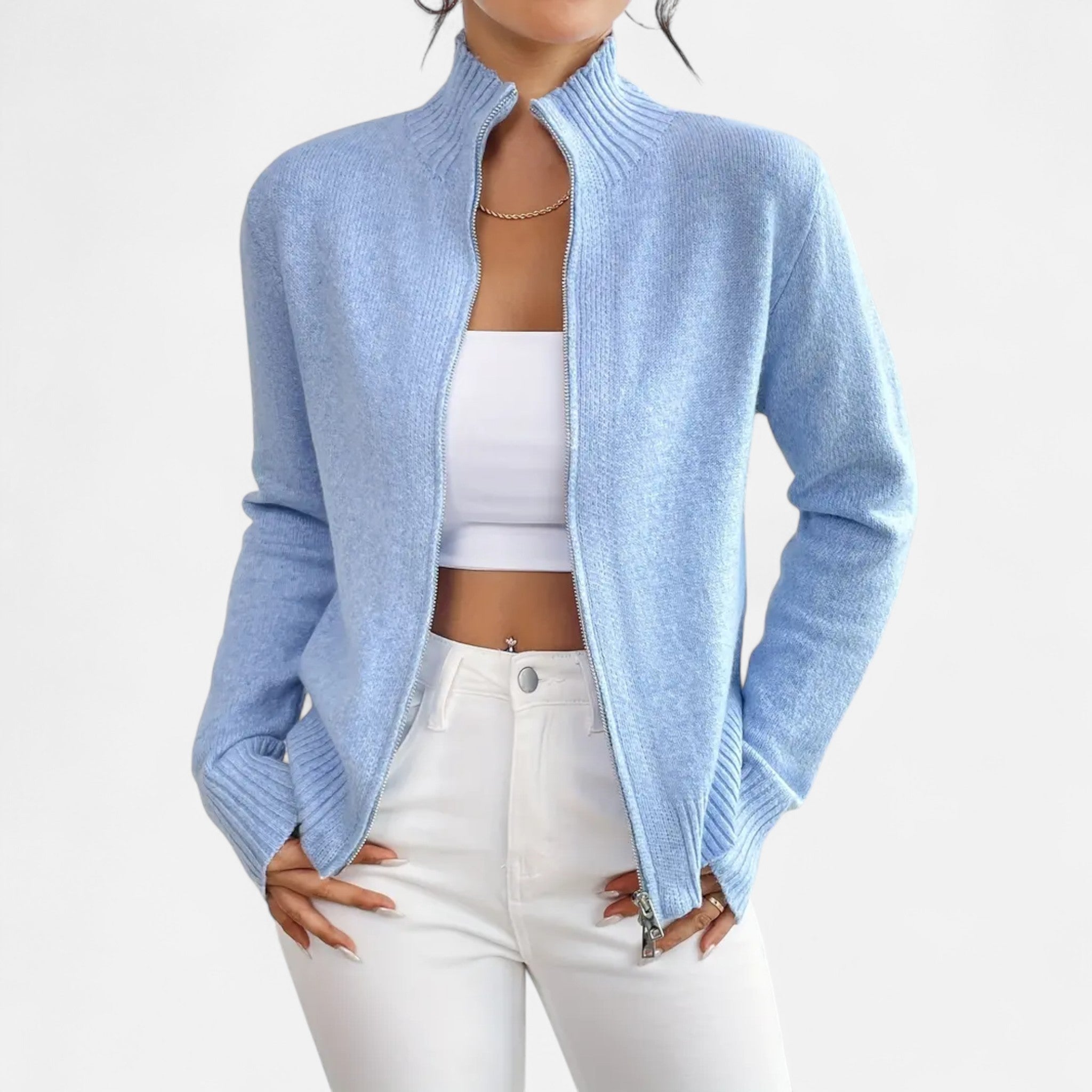 Avérron | Women’s Dual-Zip Colour-Block Sweater