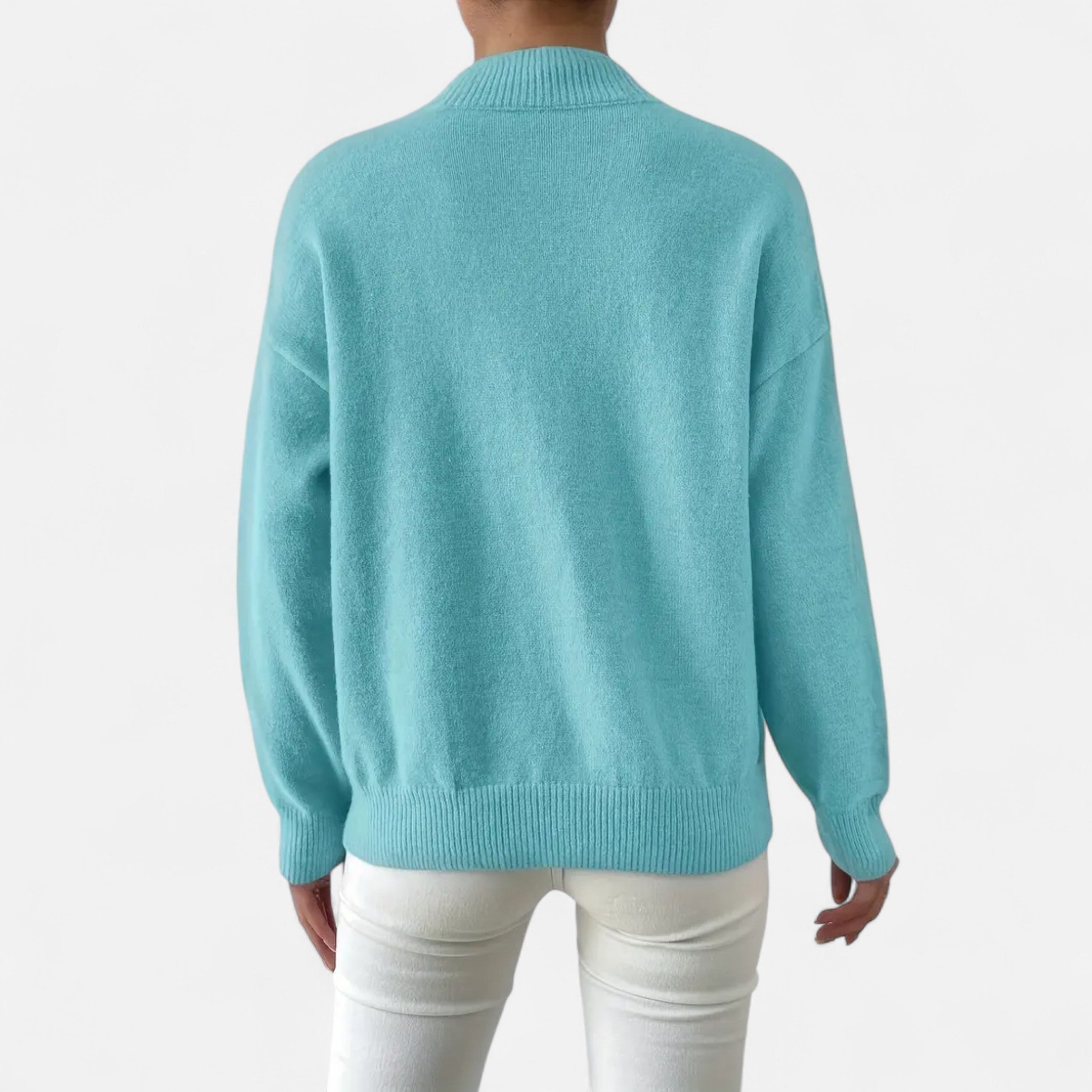 Avérron | Women’s Elegant Mock-Neck Pullover Sweater