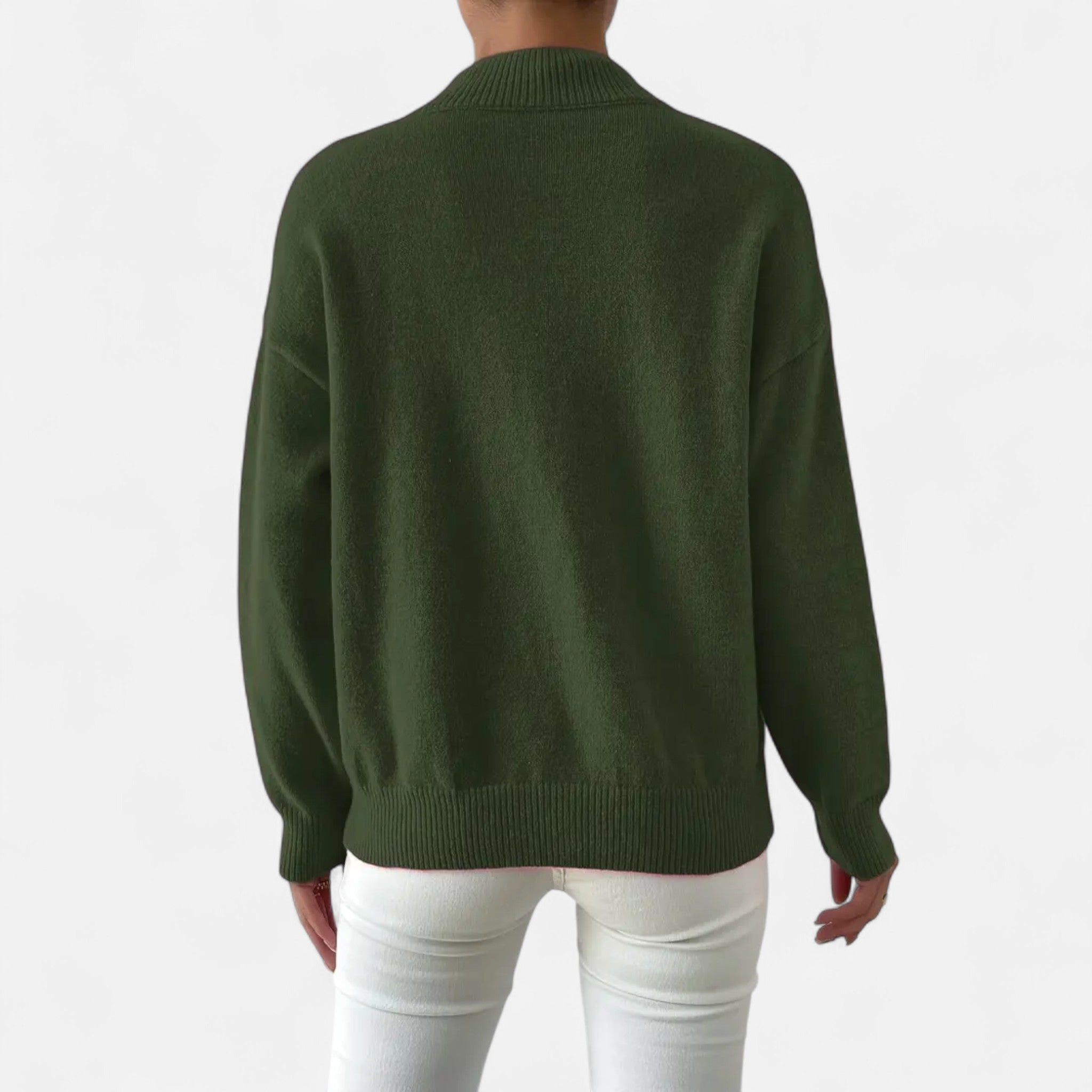 Avérron | Women’s Elegant Mock-Neck Pullover Sweater
