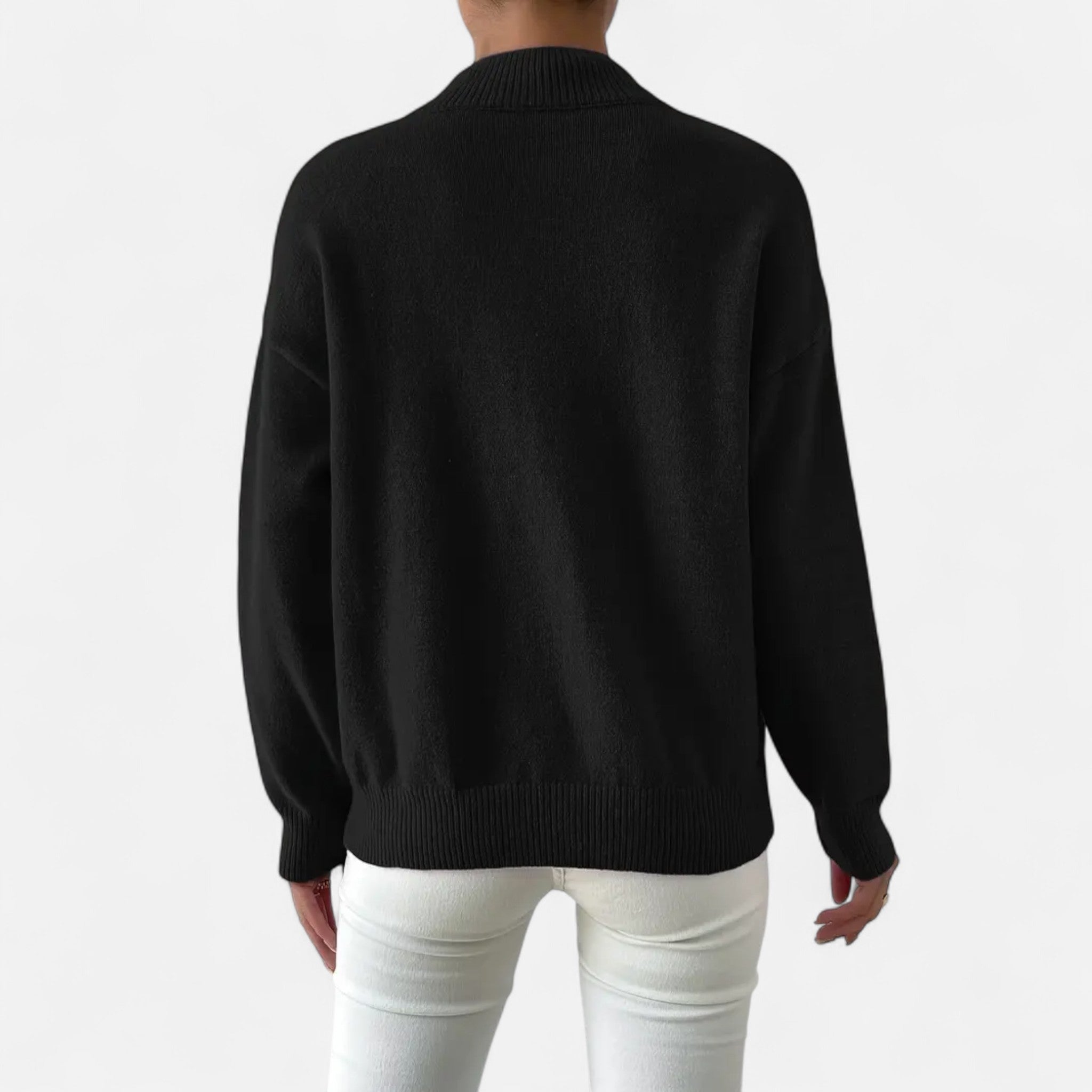 Avérron | Women’s Elegant Mock-Neck Pullover Sweater