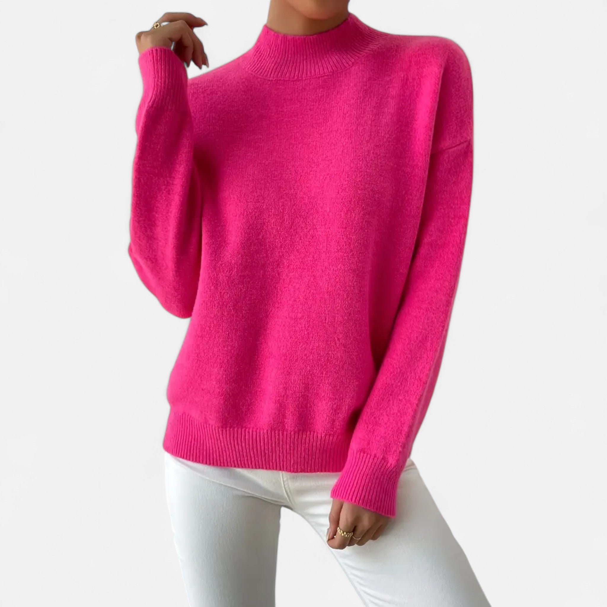 Avérron | Women’s Elegant Mock-Neck Pullover Sweater