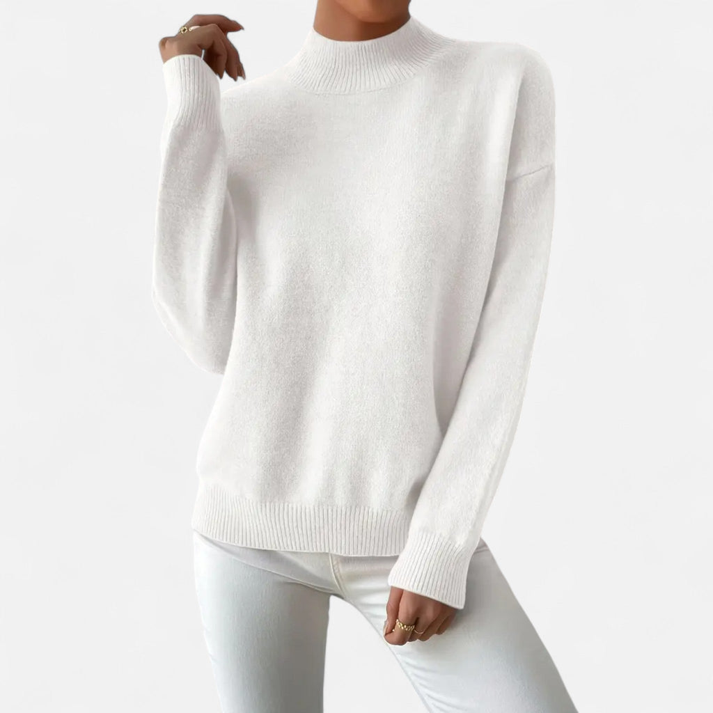 Avérron | Women’s Elegant Mock-Neck Pullover Sweater