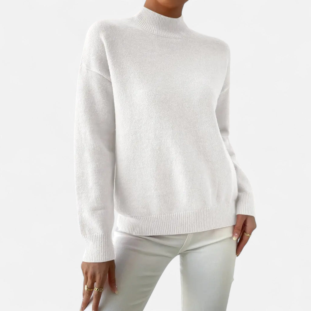 Avérron | Women’s Elegant Mock-Neck Pullover Sweater