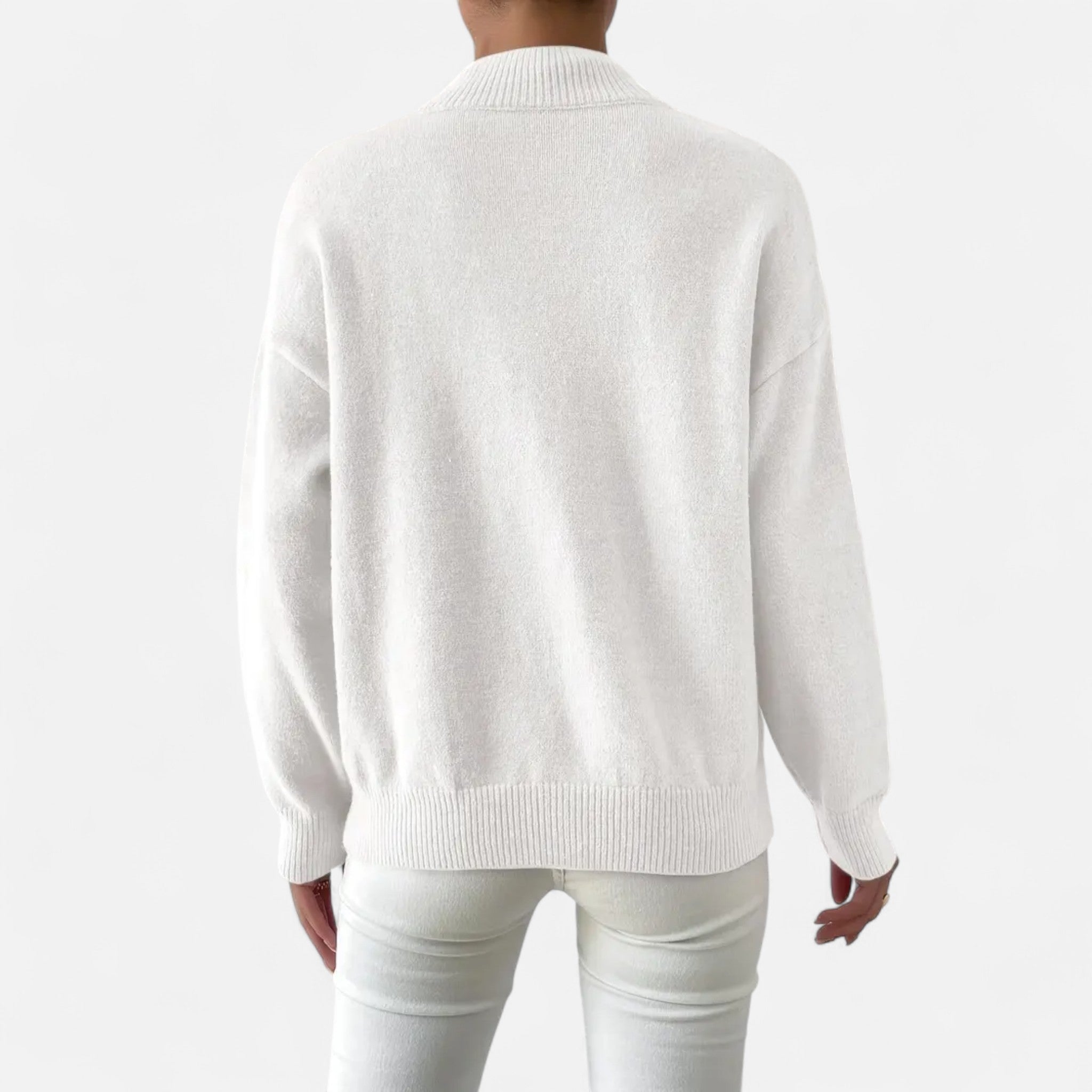 Avérron | Women’s Elegant Mock-Neck Pullover Sweater
